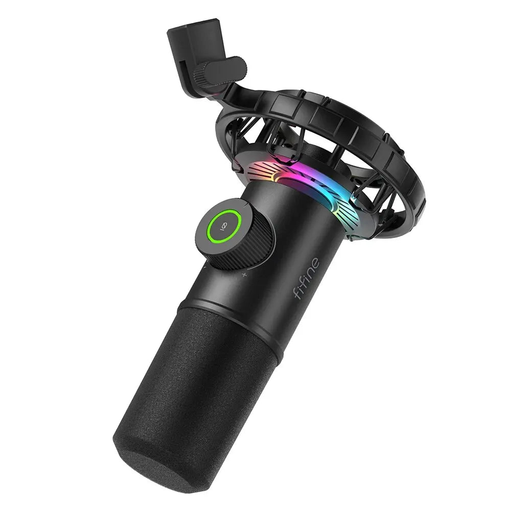 Fifine K658 Dynamic RGB מיקרופון גיימינג