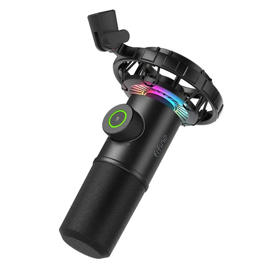 Fifine K658 Dynamic RGB מיקרופון גיימינג