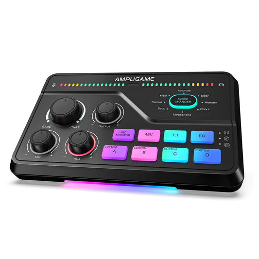 FIFINE AmpliGame SC8 מיקסר סאונד לגיימינג